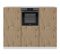 Vicco Bloc cuisine R-Line, Artisan chêne/blanc, 180cm sans PT Artisan chêne/blanc G