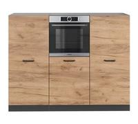 Vicco Bloc cuisine R-Line, Chêne doré/anthracite, 180cm sans PT Chêne doré/anthracite G