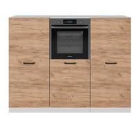 Vicco Bloc cuisine R-Line, Chêne doré/blanc, 180cm sans PT Chêne doré/blanc G