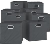 Vicco Boîte pliante , 30 x 30 cm Jeu de 8 pièces, Anthracite