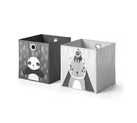 Vicco Boîte pliante, Gris foncé, 30x30cm