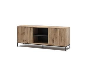 Vicco Buffet Bas Eliza, Chêne Viking, 150x60cm avec 2 Portes, Convient comme Meuble TV Bas pour appareils jusqu'à 65 Pouces