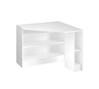 Vicco Bureau d'angle Alvaro, Blanc, 94x94cm