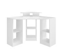 Vicco Bureau d'angle Artur, Blanc, 94x94cm