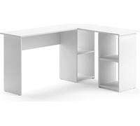 Vicco Bureau d'angle Carlo, 136 x 112 cm, Blanc