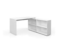 Vicco Bureau d'angle FlexPlus, Blanc, 137x60cm