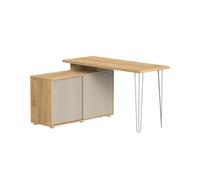 Vicco Bureau d'angle Notivo, Cachemire, 135x55cm