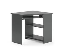 Vicco Bureau d'angle Odin, Anthracite, 83x76cm
