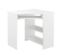 Vicco Bureau d'angle Odin, Blanc, 83 x 76 cm