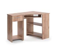 Vicco Bureau d'angle Odin, Sonoma, 83x76cm Set avec Armoire PC, avec Plateau Clavier Coulissant et Compartiment Ouvert pour appareils