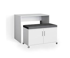 Vicco Bureau Flona, Blanc, 93.2 cm