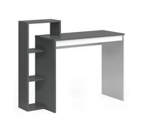 Vicco Bureau Leo, Anthracite/Blanc, 100 x 40 cm