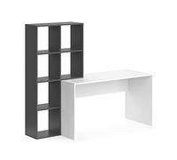 Vicco Bureau Mara, Blanc/Anthracite, 59 x 166.8 cm