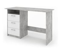 Vicco Bureau Meiko, Béton/Blanc, 120 x 50 cm