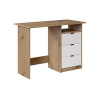 Vicco Bureau Meiko, Blanc/Artisan, 105x50cm