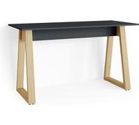Vicco Bureau Nautica, 138 x 60 cm, Anthracite/Hêtre