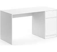 Vicco bureau Ruben, 140 x 65 cm, Blanc