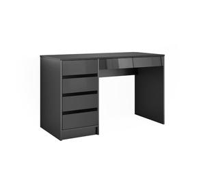 Vicco Bureau "Sherry", Anthracite Haute brillance 55 x 120 cm | avec tiroirs, convient comme poste de travail pour le télétravail ou les études