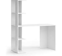 Vicco Bureau Tower, Blanc, 122.2x55.2cm avec 4 compartiments Blanc G