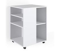 Vicco Caisson Roulant, Blanc, 59.4x52.6cm, Utilisation Flexible avec roulettes pour Une mobilité optimale