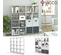 Meuble de rangement cube Karree 138.5x142.5cm Blanc Vicco 23116