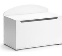 Vicco Coffre à jouets Arno, 85 x 63.7 cm avec couvercle, Blanc