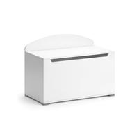 Vicco Coffre à Jouets Arno, Blanc, 85 x 63.7 cm avec Couvercle