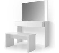 Vicco Coiffeuse Azur, Blanc, 120cm avec banc Blanc G