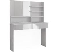 Vicco Coiffeuse Azur, Blanc, 120cm avec étagère miroir Blanc G