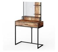 Vicco Coiffeuse Fyrk, Chêne Rustique/Noir, 80 cm