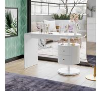 Vicco Coiffeuse Lara, Blanc, 120cm