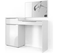 Vicco coiffeuse Lilli, 135 cm, Blanc Haute brillance