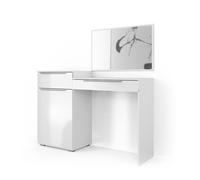 Vicco coiffeuse Lilli, Blanc Haute brillance, 135 cm