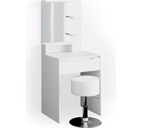 Vicco coiffeuse Ruben, 60 cm avec tabouret, Blanc