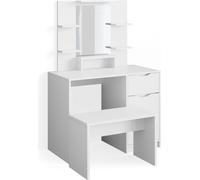 Vicco coiffeuse Ruben Little, 100 cm avec banc, Blanc