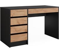 Vicco Coiffeuse Sherry, 120x75cm sans miroir, Anthracite/chêne doré