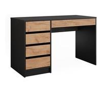 Vicco Coiffeuse Sherry, Anthracite/chêne doré, 120x75cm sans Miroir