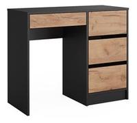 Vicco Coiffeuse Sherry, Anthracite/chêne doré, 90x75cm sans Miroir