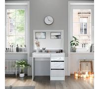 Coiffeuse Sherry, 90cm sans miroir, Blanc, Vicco 38798