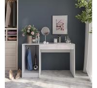 Vicco Coiffeuse Sherry, Blanc/Blanc Brillant, 119.8cm