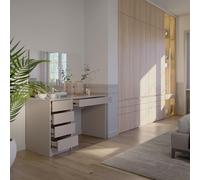 Vicco Coiffeuse Sherry, Cachemire, 120cm avec Miroir, avec Miroir rectangulaire pour Une Utilisation Quotidienne