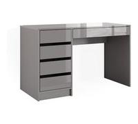 Vicco Coiffeuse Sherry, Gris Haute Brillance, 120 cm sans Miroir