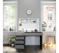 Vicco Coiffeuse Sherry, Gris Haute Brillance, 120 cm