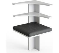 Vicco coin pour banquette Roman, 43 x 43 cm, Blanc/Anthracite