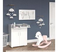Vicco Commode à Langer Lena, Blanc, 75.2x101.5cm