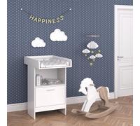 Vicco Commode à Langer Leo, Blanc, 60x103cm