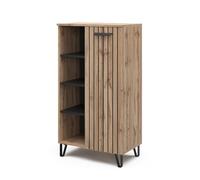 Vicco Commode Amber, Chêne Wotan, 35x110cm