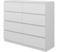 Vicco Commode avec tiroirs Calisto, Blanc, 39x101.5cm Blanc G