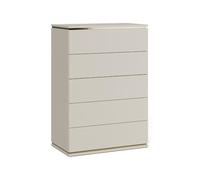 Vicco Commode avec tiroirs Linette, Cachemire, 76x109.1cm | avec 5 tiroirs, Mécanisme push-to-open pour une ouverture silencieuse