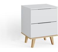Vicco commode avec tiroirs Nautica, 45 x 61 cm, Blanc/Sonoma